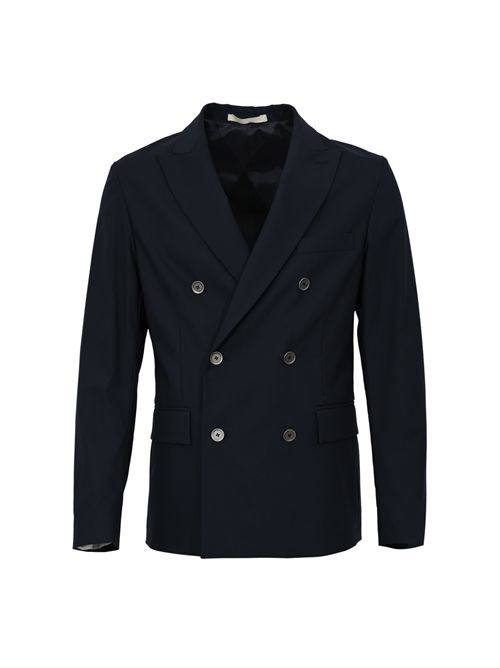 Giacca doppiopetto in misto cotone Blu Paolo Pecora | L014 01996685